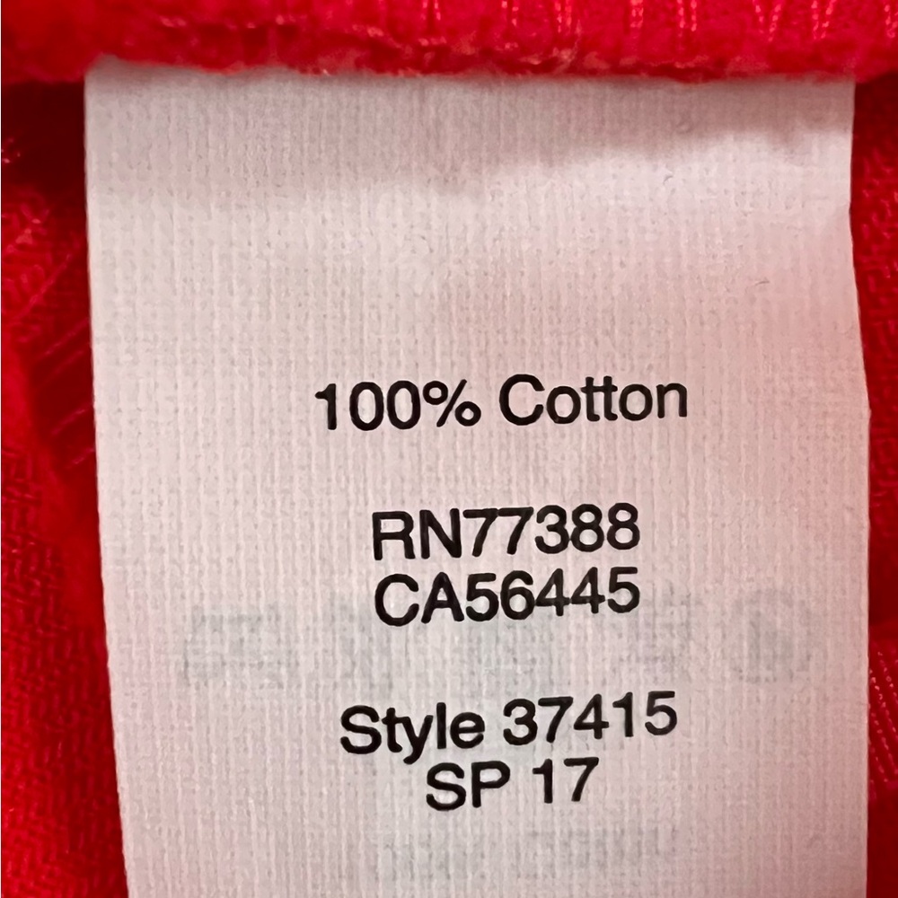 J. Crew Factory Red Pencil Skirt. Size 2 - Picture 6 of 7